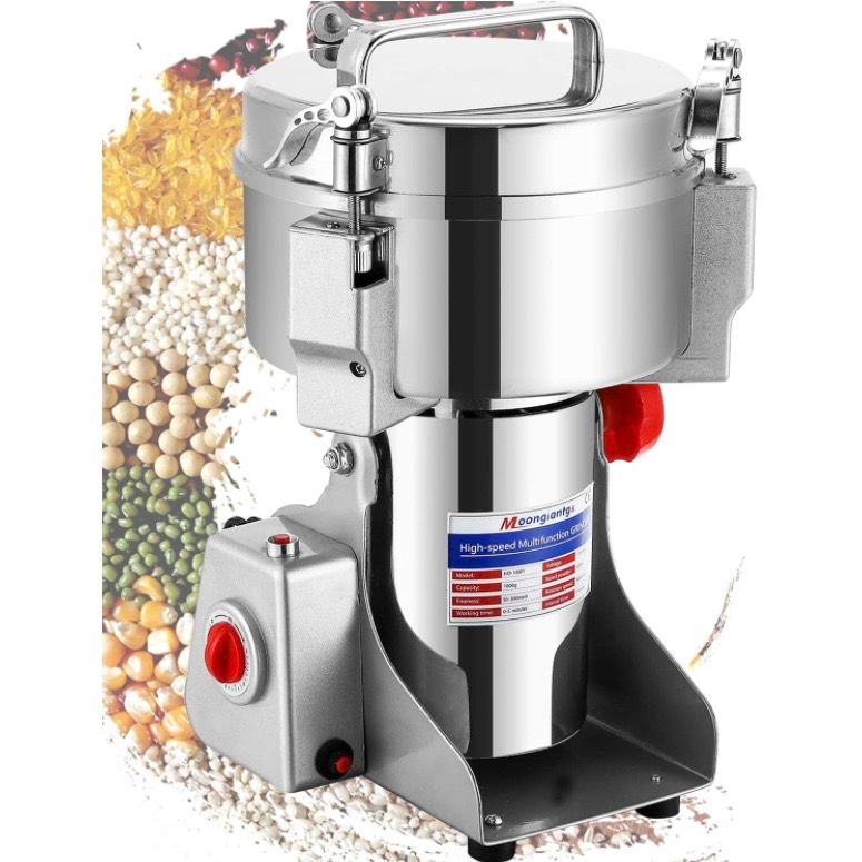 2500g Grain Mill Grinder Commercial Spice Grinder 3600W