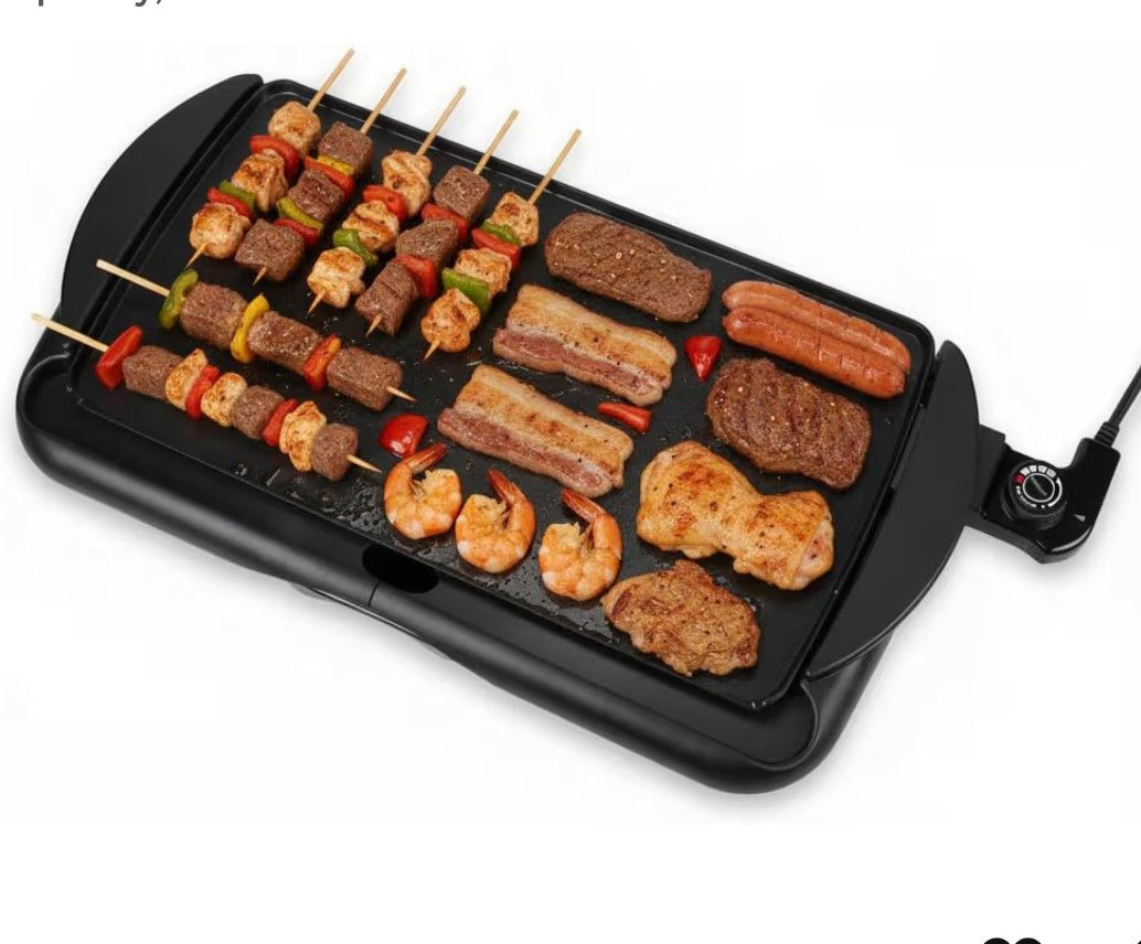 I-Keukenn 20" Electric Griddle, Ceramic Non-Stick