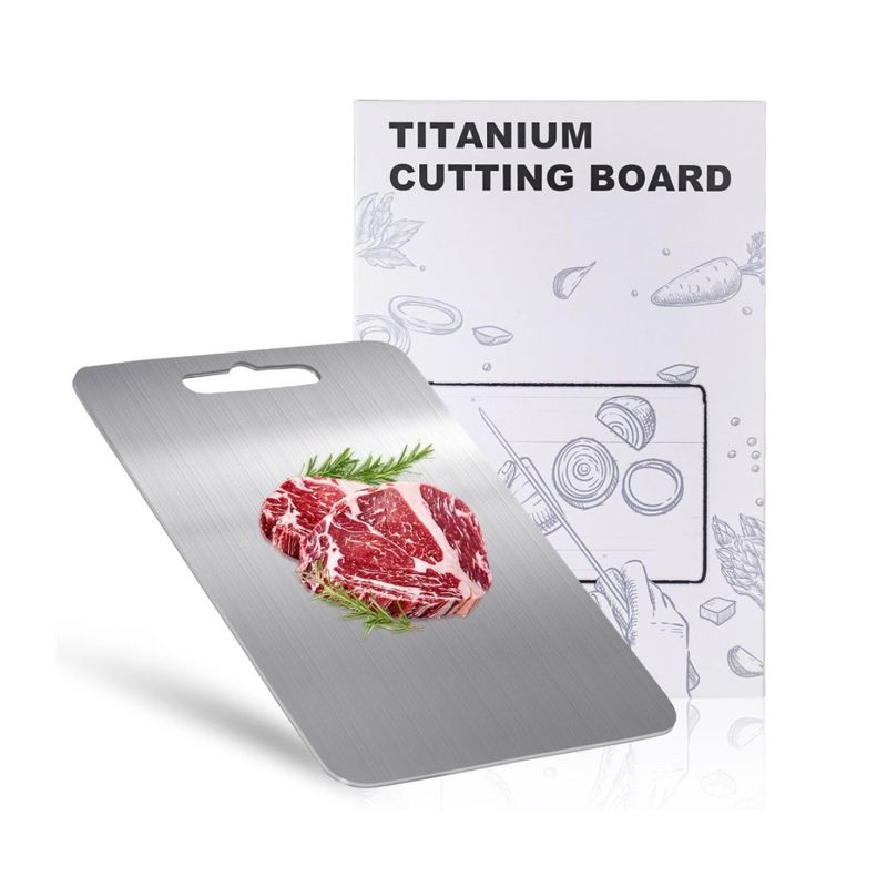 100% Pure Titanium Cutting Boards For Kitchen