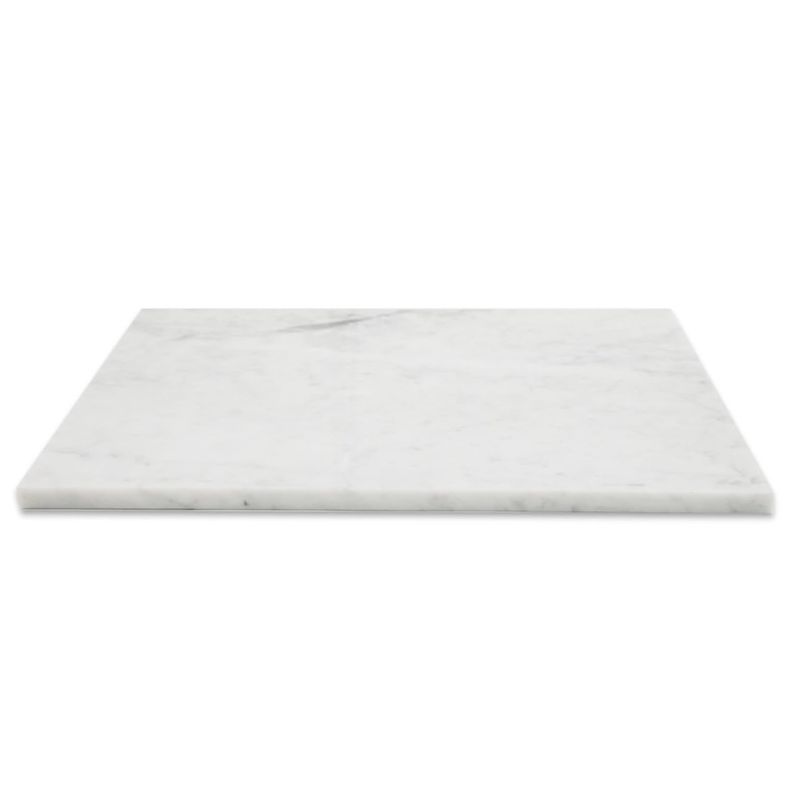 Diflart Natural Marble Pastry Board for Kitchen, 16x20 Inch