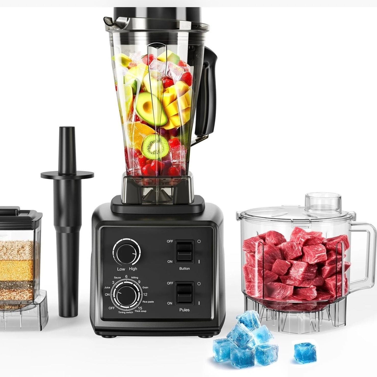 3-in-1 Blender and Food Processor Combo