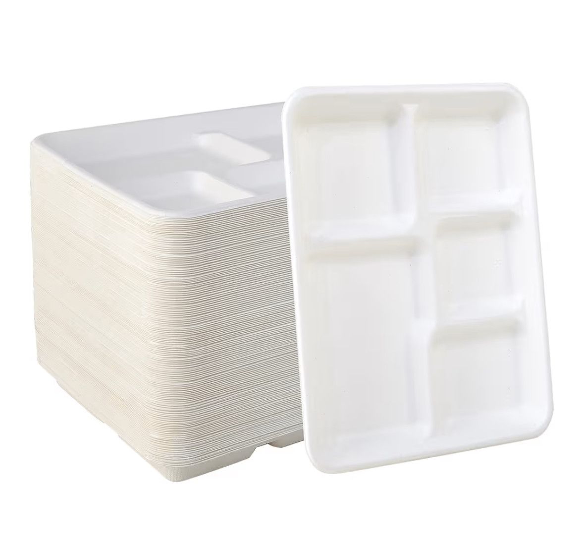Vplus 500 Pack 5 Compartment Plates