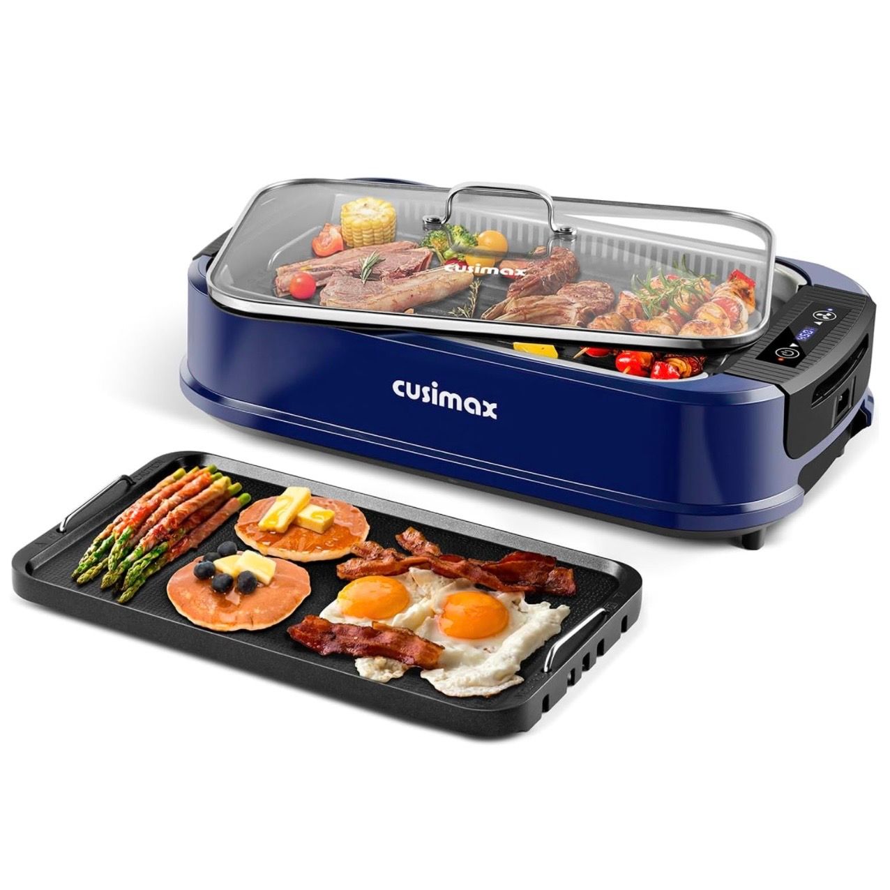Smokeless Grill, CUSIMAX 1500W Indoor Grill