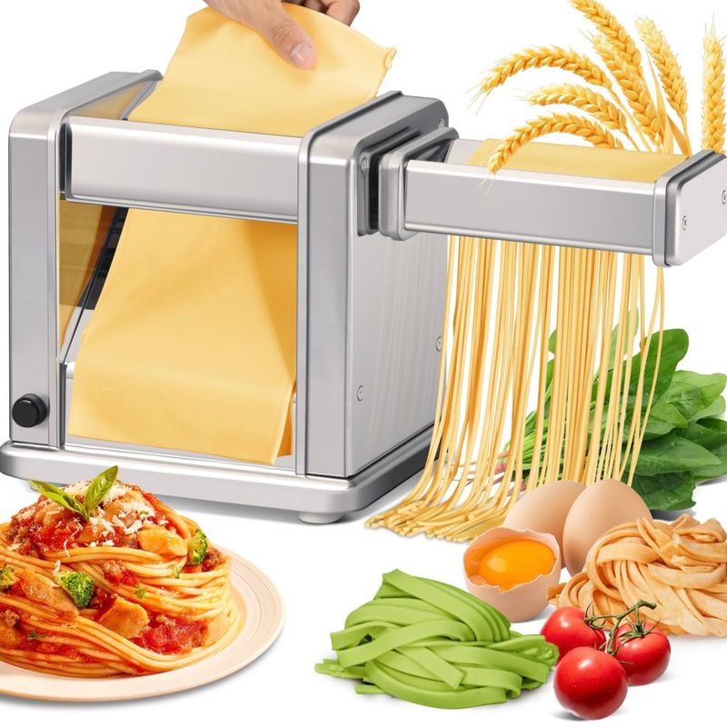 Maxceysen Electric Pasta Maker Stainless Steel Noodle Machine