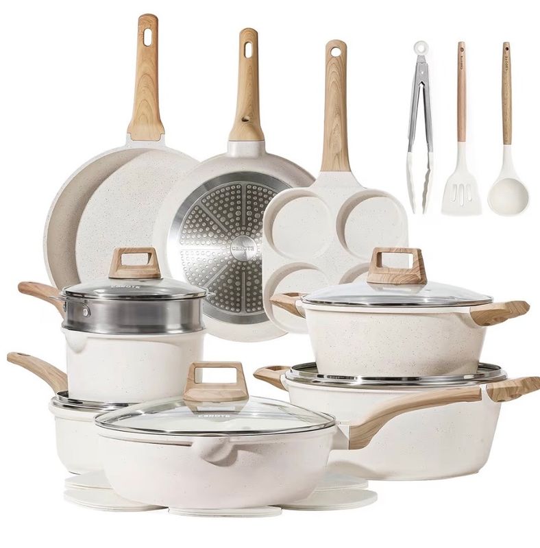 16  pc Pots and Pans Set, Nonstick Cookware Sets