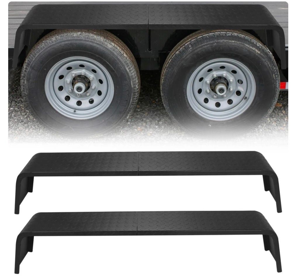 2pc trailer fenders for 13”-15” wheels