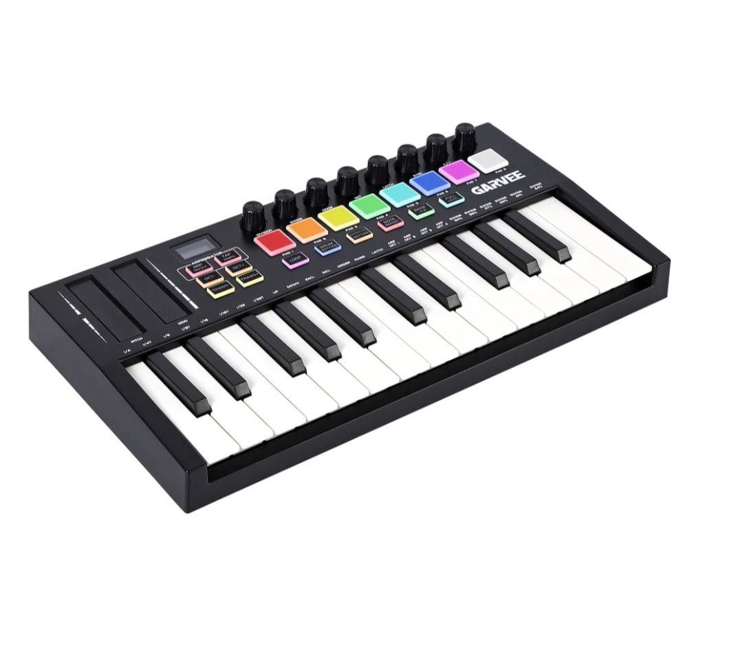 25 Key MIDI Keyboard Controller