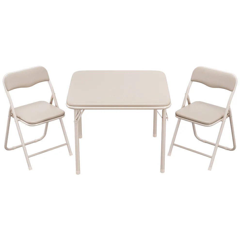 Boys and Girls Folding Table and Chairs Set