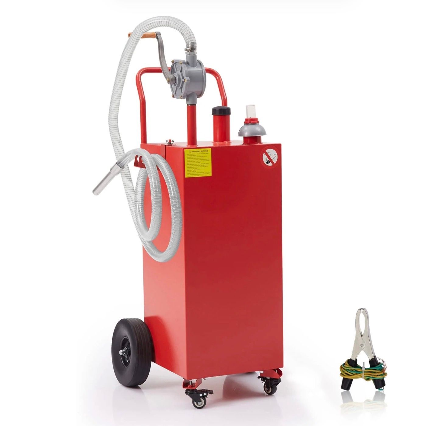 40 Gallon portable fuel tank with pump - red