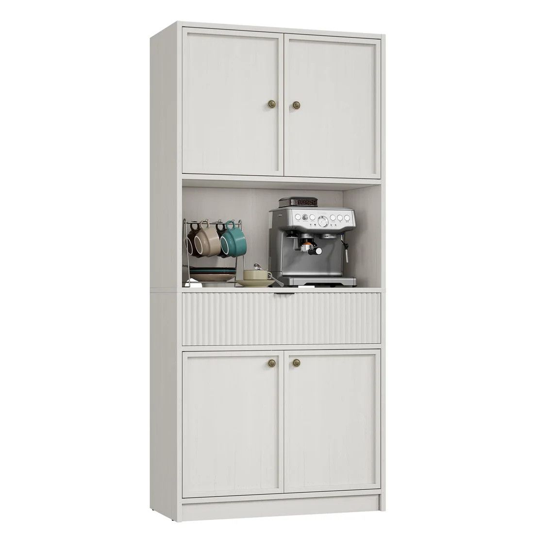 70" Kitchen Pantry Cabinet