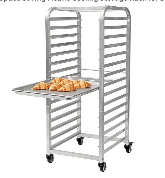 15-Tier Aluminum Bun Pan Rack