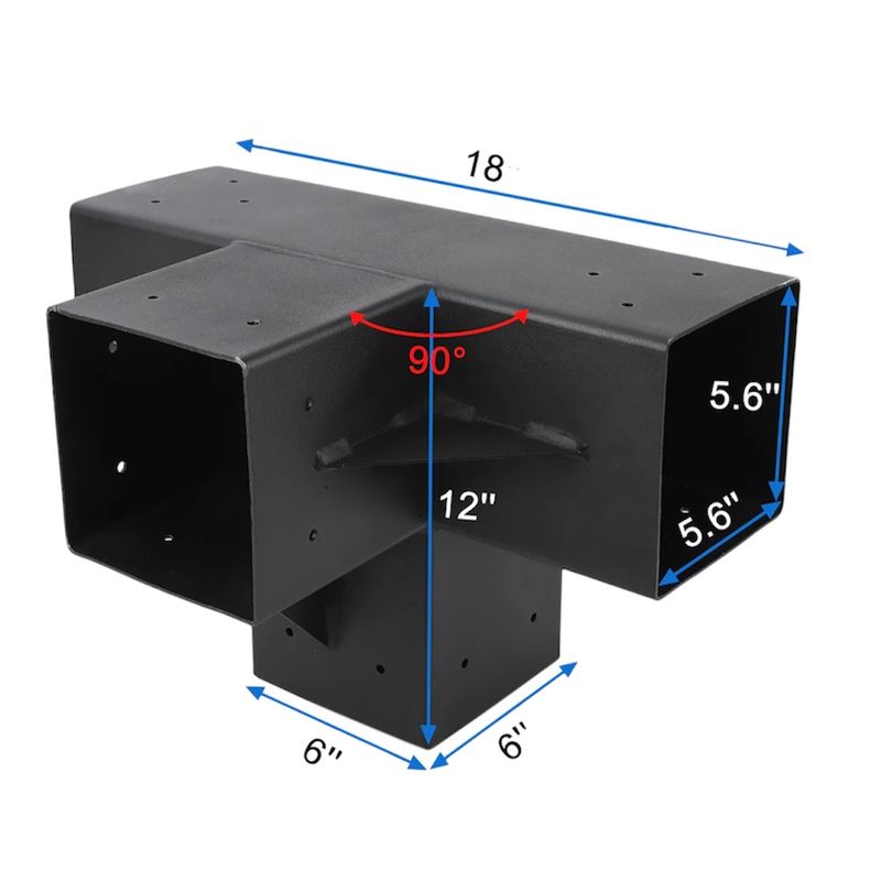 Pergola Brackets Kit for 6″x6″