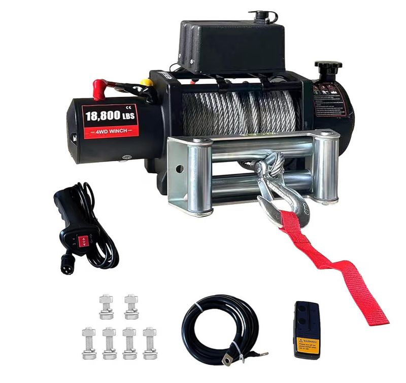 13,800 vehicle winch