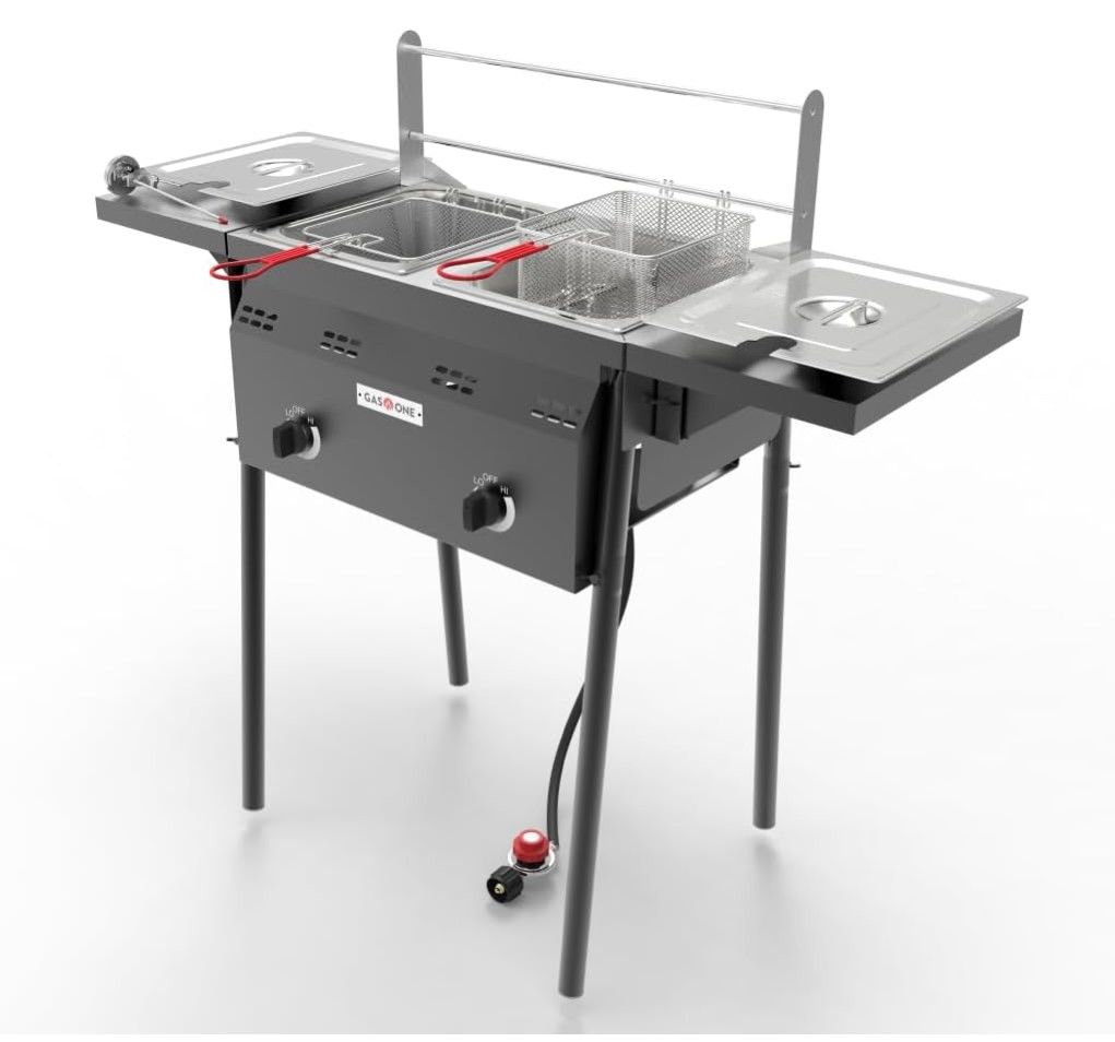 Gas DOUBLE DEEP FRYER 16qt