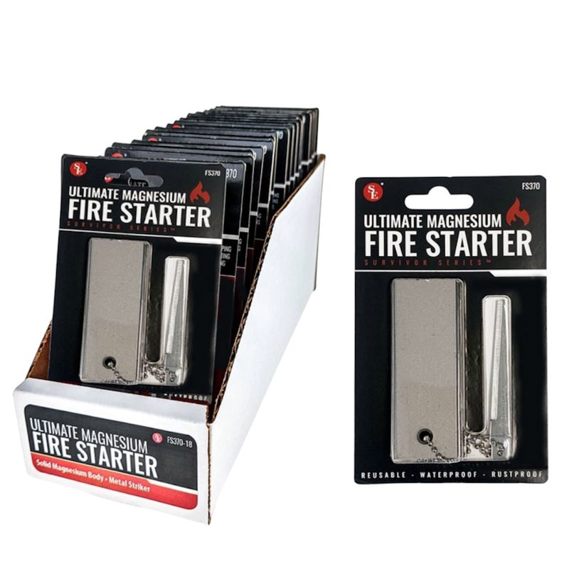 Ultimate Magnesium Fire Starter (3"x1")