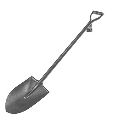 48" Metal Round Head Shovel,45HRC Hardness,(Blade-9.1/2"X11.3/4" )