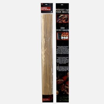 (CO)10 Pc/27 1/2" Bamboo BBQ Skewer Set