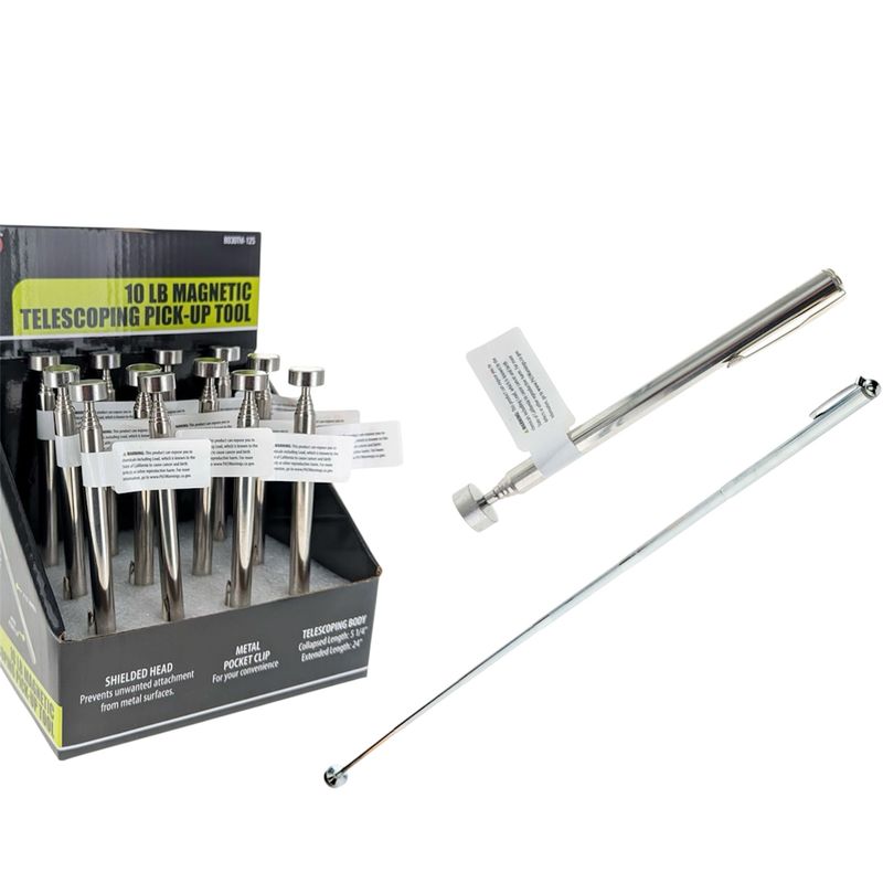 10Lb-24" Telescopic Magnet  (Silver)
