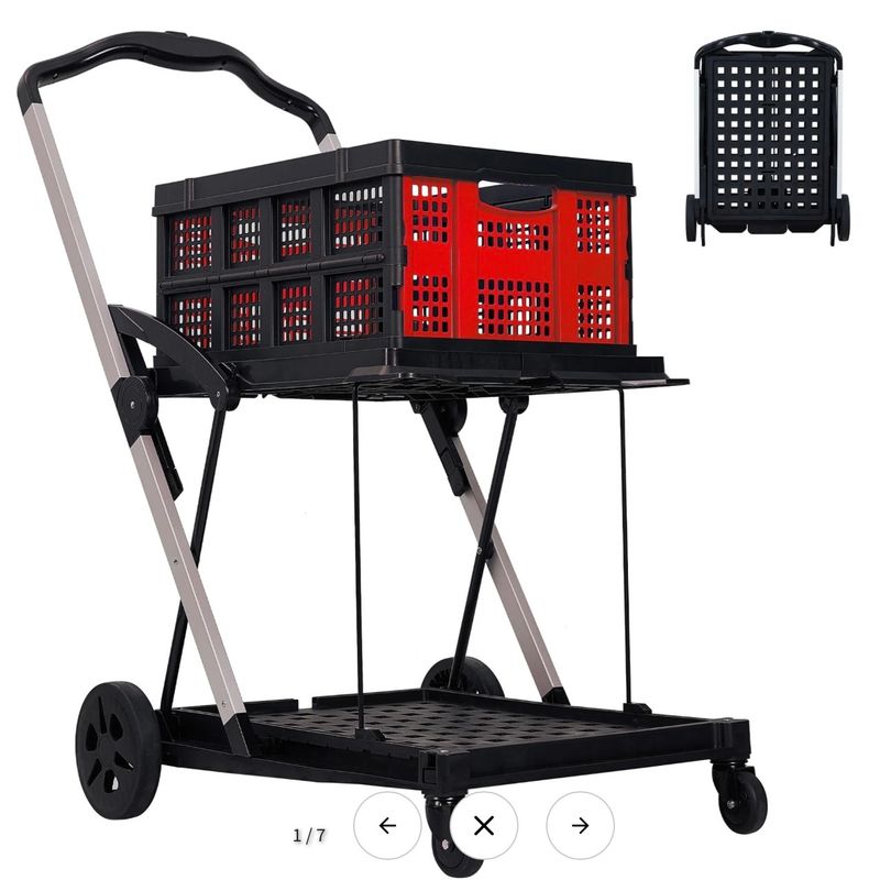 Folding Cart - small damage to basket