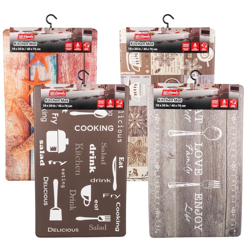 MAT,18"x30"PVC-CUP/STAR FISH P