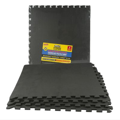 FLOOR MAT,4pcBLK EVA EXERCISE