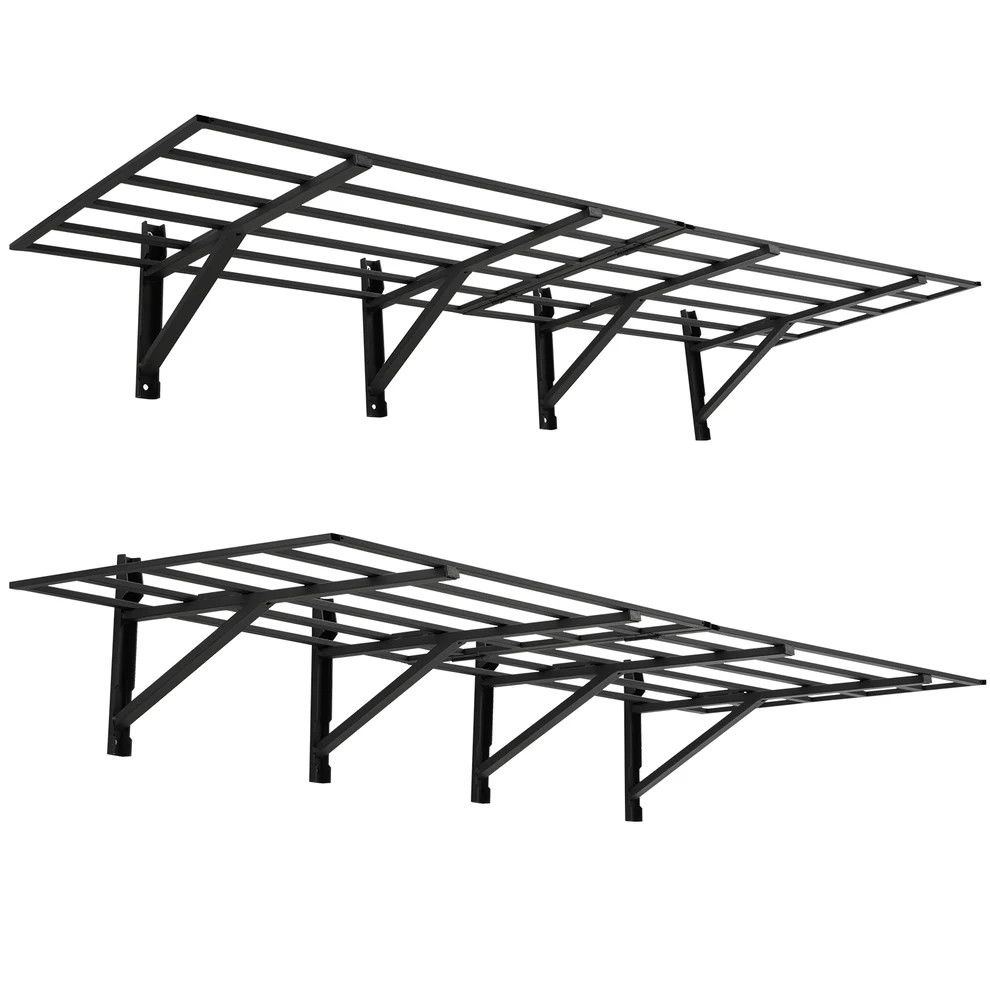 Storage Shelving Wall Mounted, 2 Pack 2x6ft, 1600 Lbs
