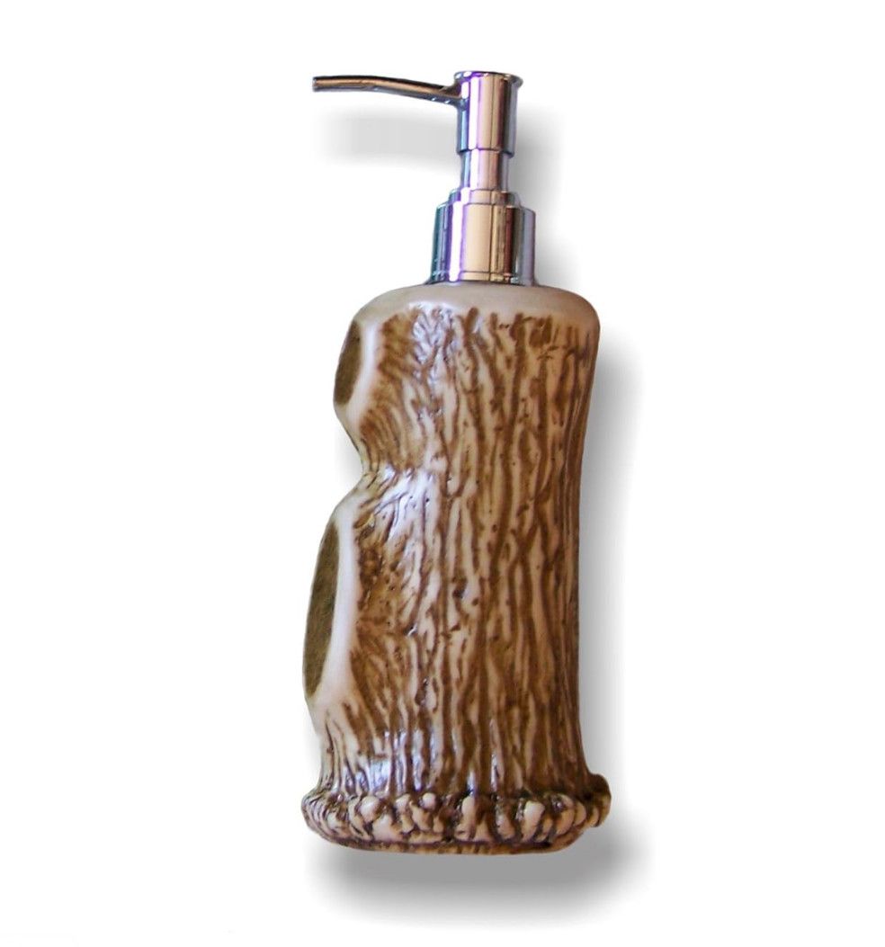 MOUNTAIN MIKE'S ANTLER SOAP/LOTION PUMP DISPENSER