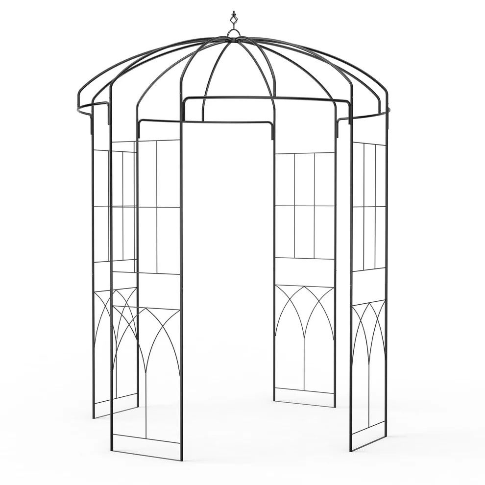 8.8 FT Birdcage Garden Arch Metal