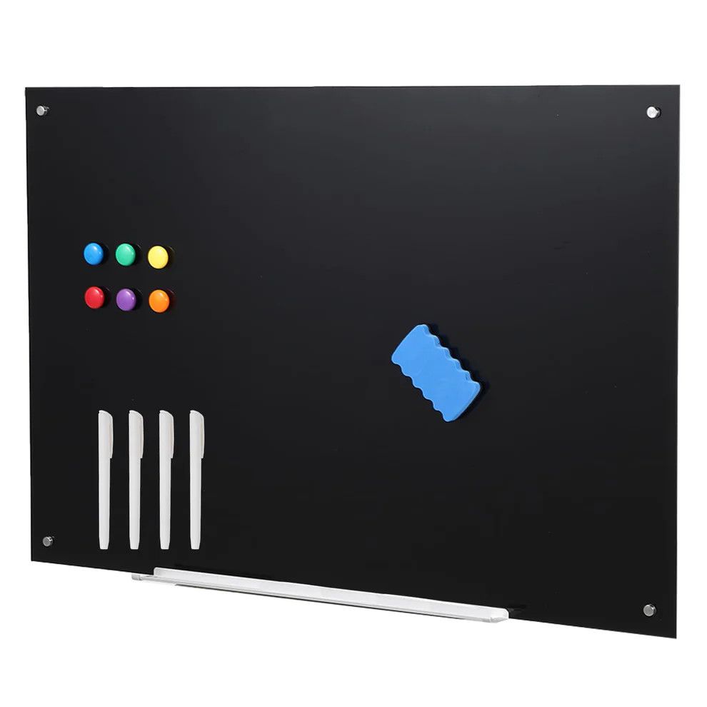 36x48 Inch Frameless Magnetic Glass Dry Erase Board