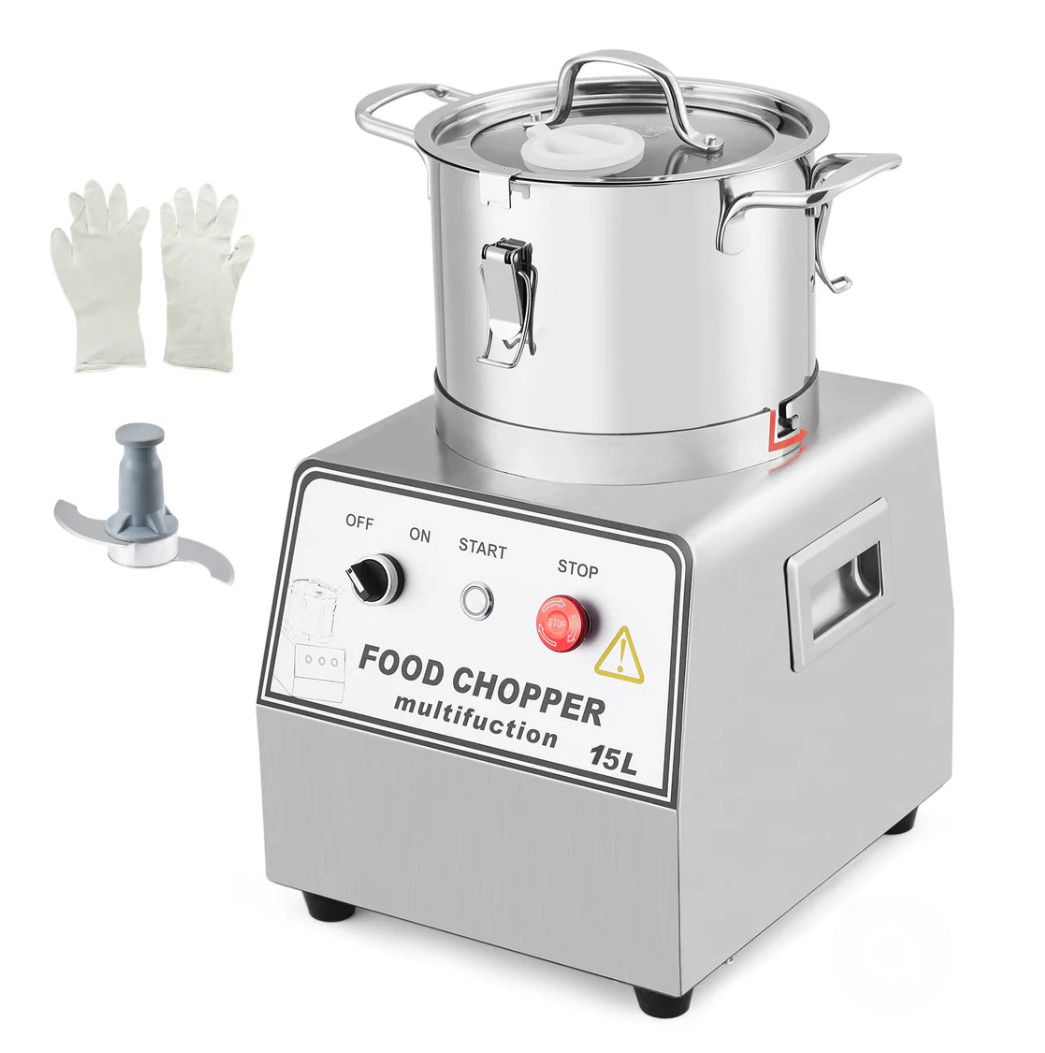 15L commercial food processor / stainless steel