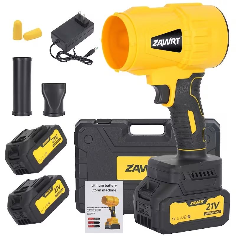 Turbo Leaf Blower with Nozzle and Case
