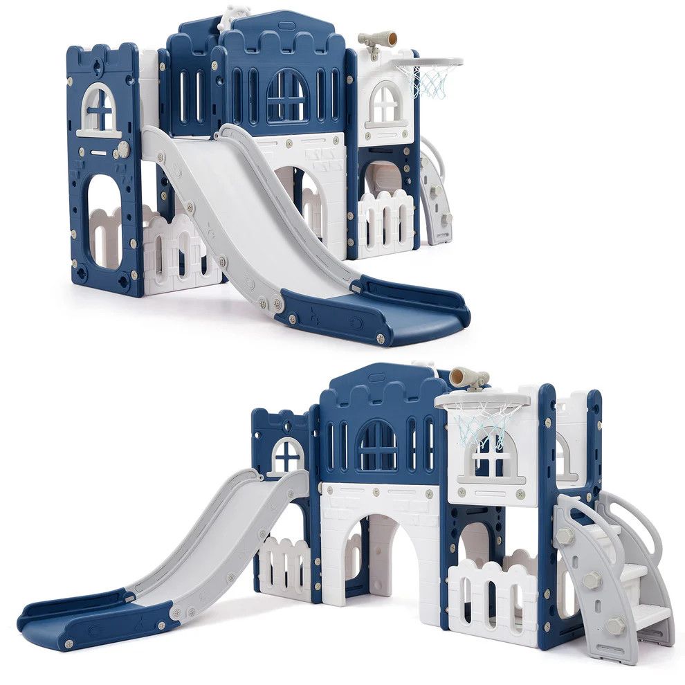 8-in-1 Toddler Slide Playset