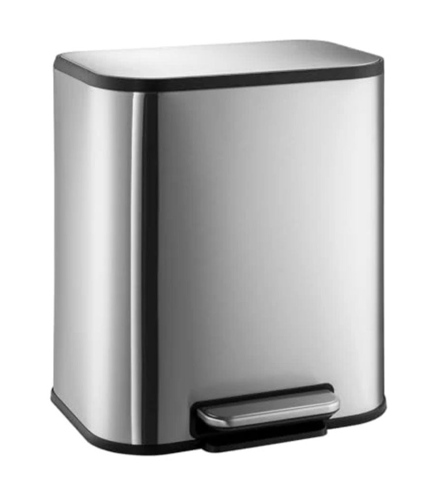 5.3 Gallon Trash Can, Stainless Steel Garbage CaN