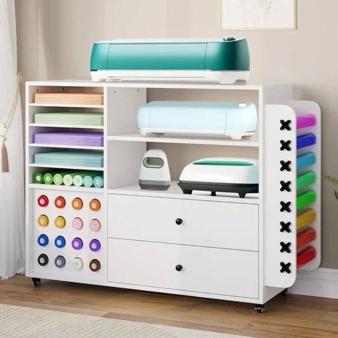 Craft Cart Compatible with Cricut Machine, 42"