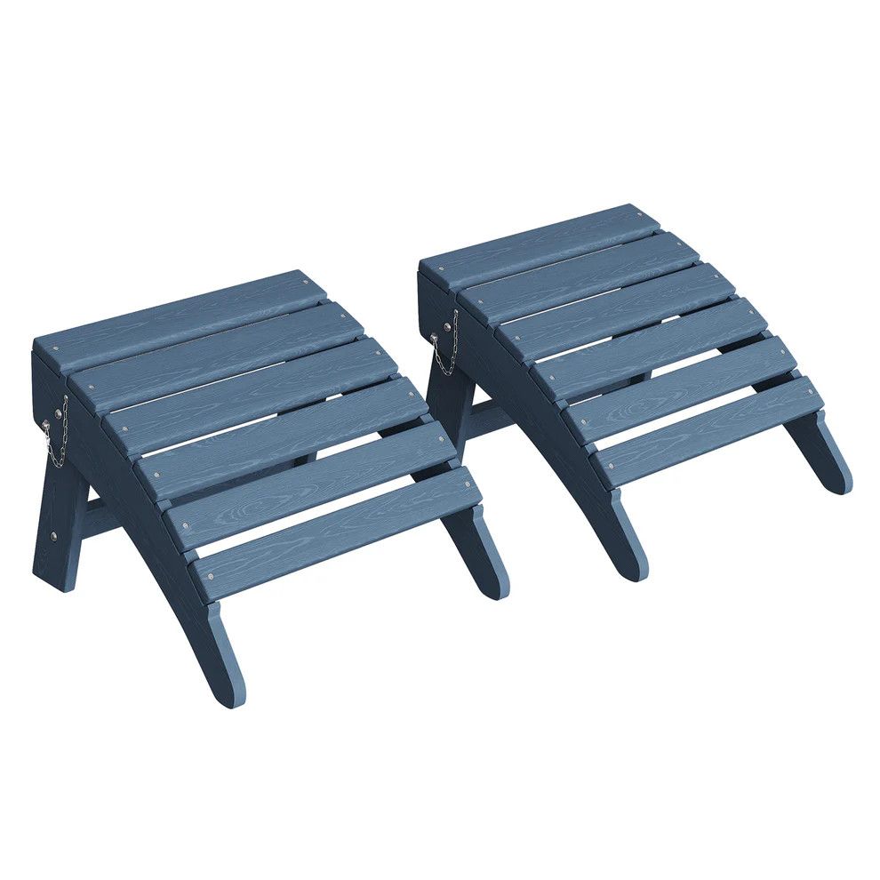 Folding Adirondack Ottoman Set of 2
