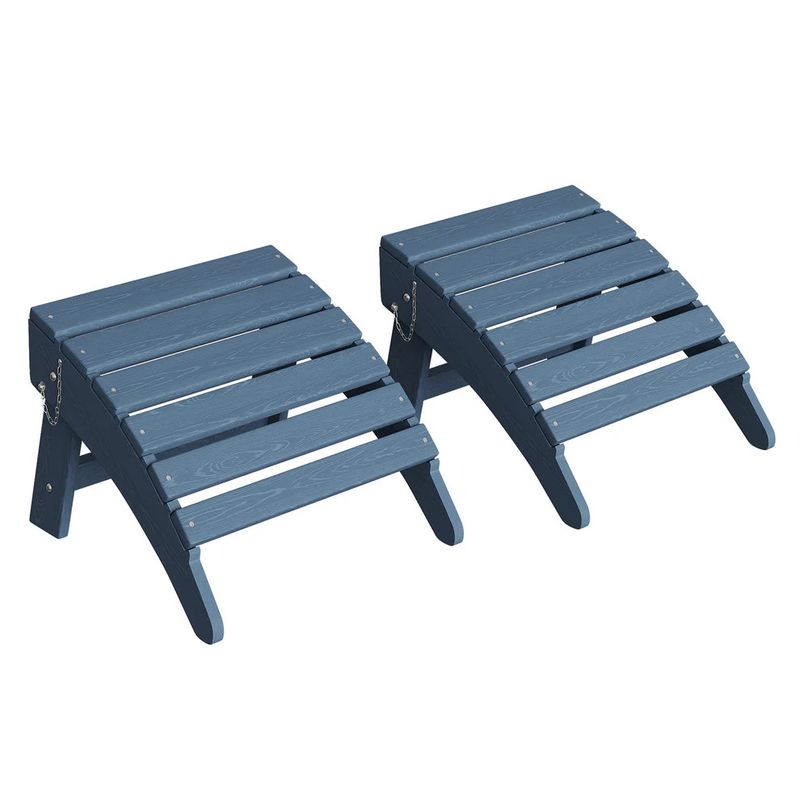 Folding Adirondack Ottoman Set of 2