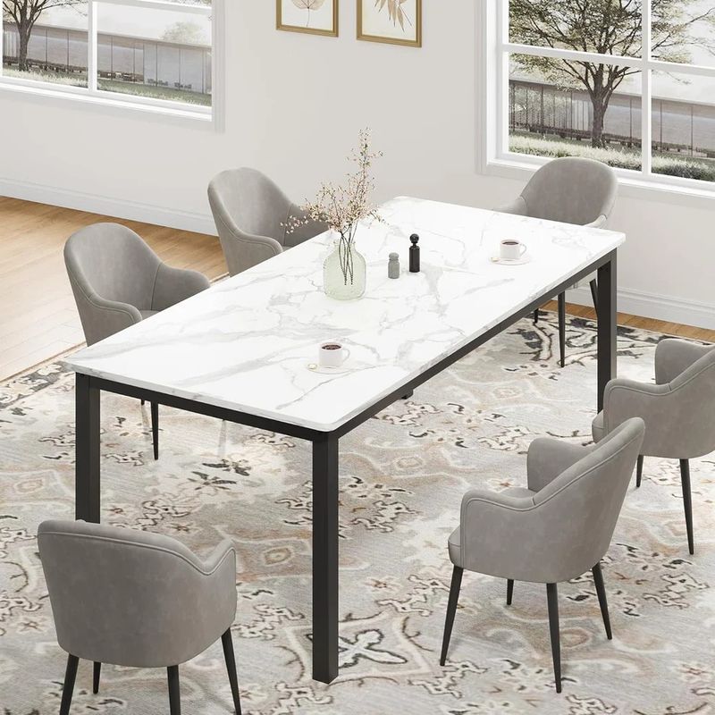 78.7" Large Rectangle Dining Table