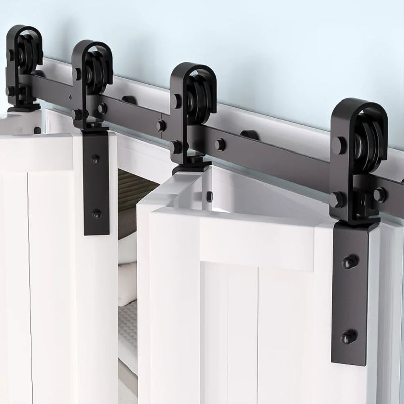 52 in Bifold Sliding Barn Door Hardware