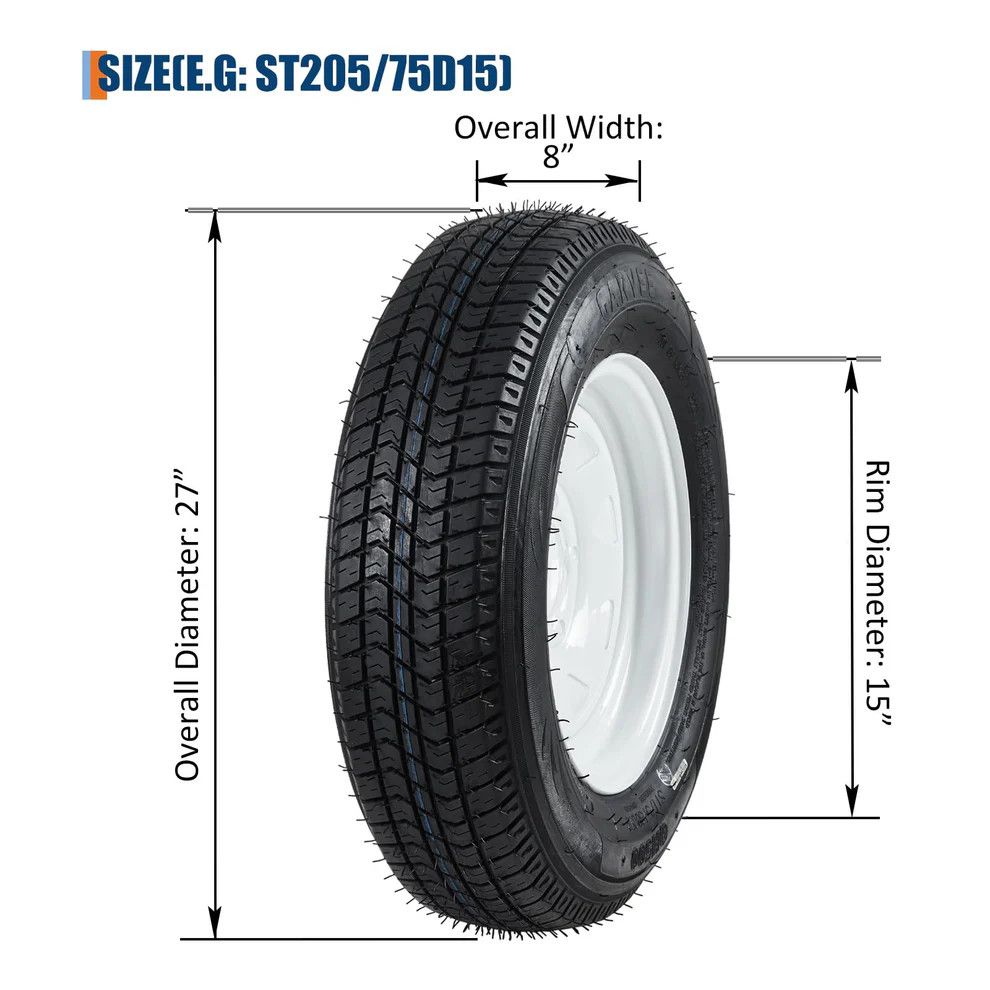 ST205/75D15 Trailer Tire