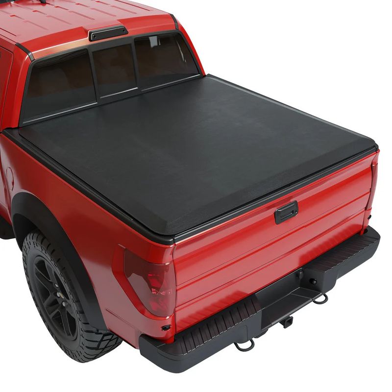 Soft Quad Fold Tonneau Cover for 2015-2025 Ford F150