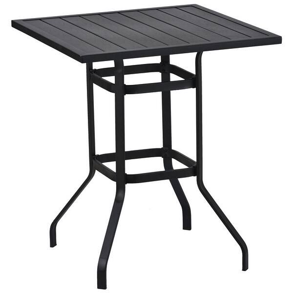 Outdoor Bar Table with Umbrella Hole
