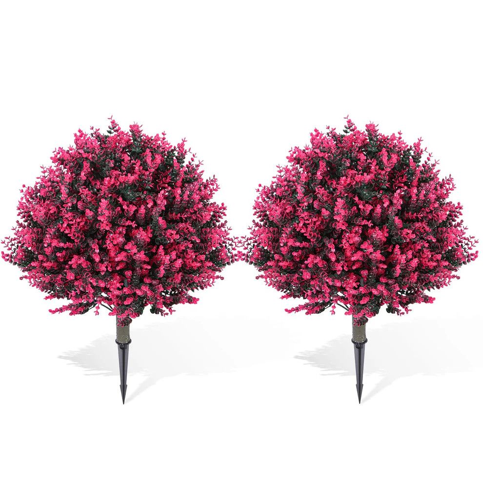 Eucalyptus Topiary Ball Trees, 24"