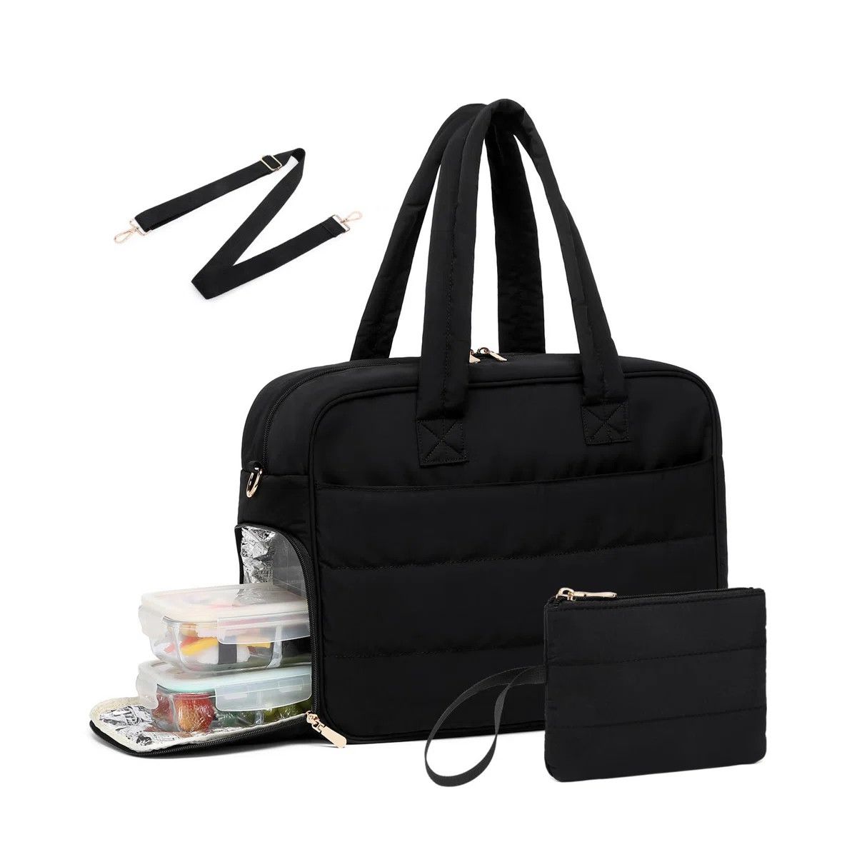 Lunch Tote Bag for Women Work, 17.3 Inch Laptop Purse