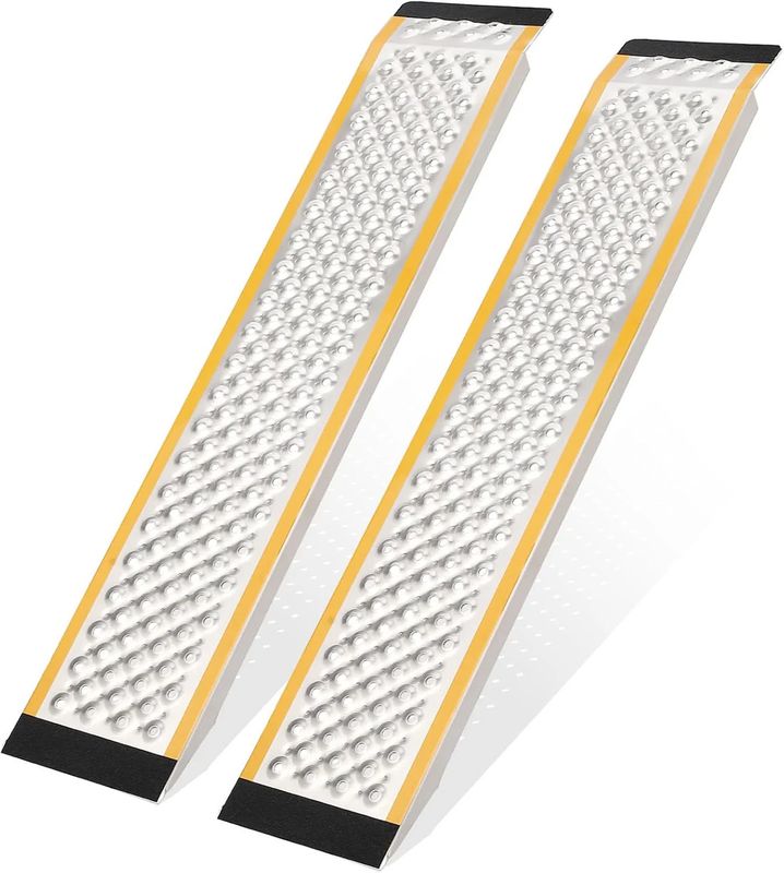 Aluminum Lawn Mower Ramps 47"x9" Anti-Slip