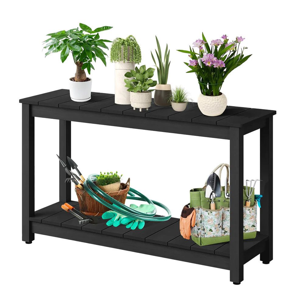 48 Inch Outdoor Console Table Wood