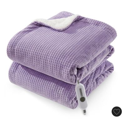 Caromio Heated Throw - Purple
