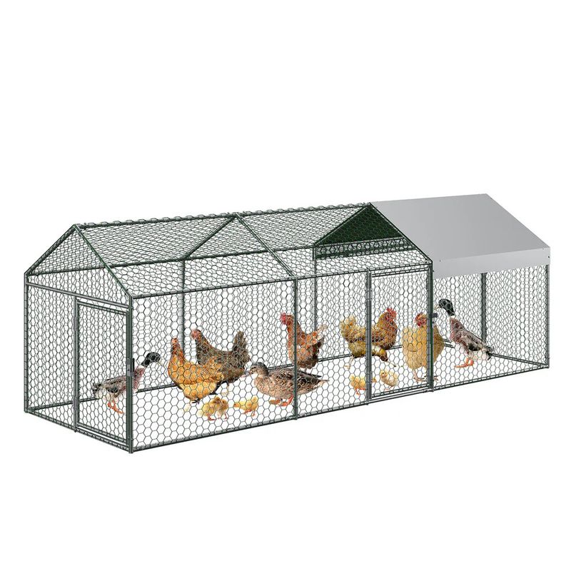 Metal Chicken Coop 120" x40" x40"