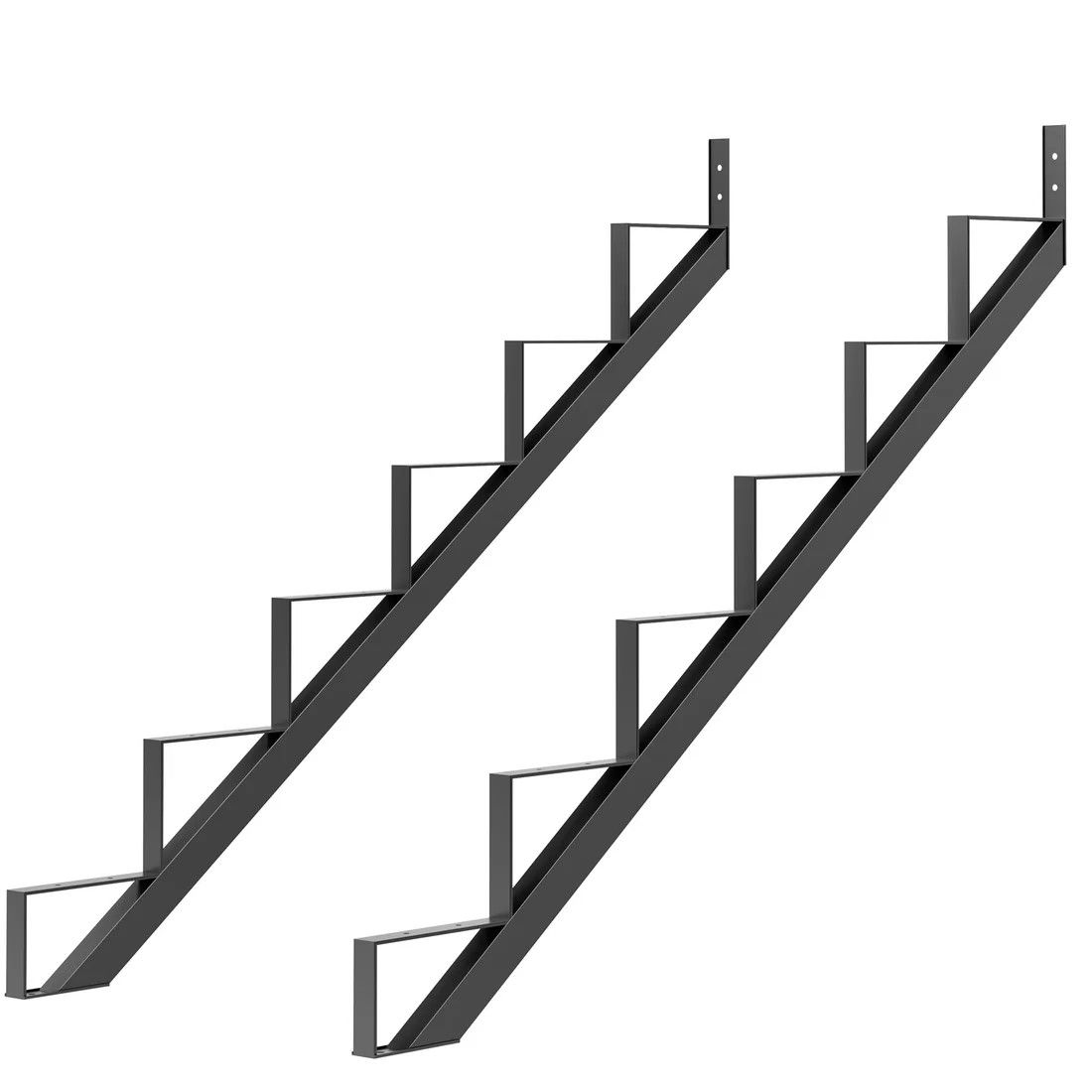 2 Pack Steel Stair Riser Metal Stair Step Riser