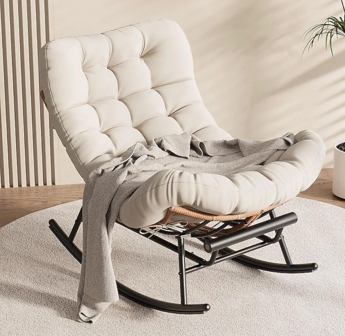 Papasan Rocking Chair