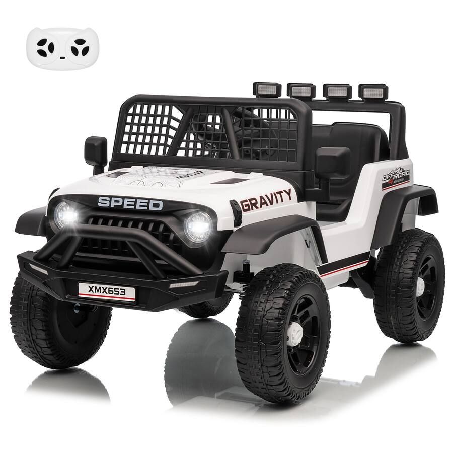 12V Kids Ride-On Truck, Electric Car w/Remote